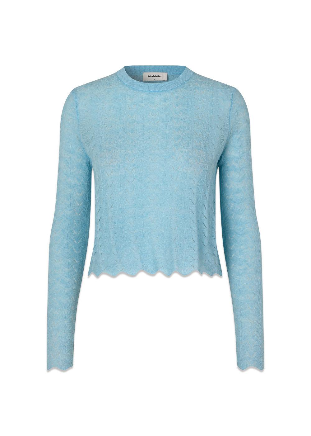 CordellMD short o-neck - Cool Blue