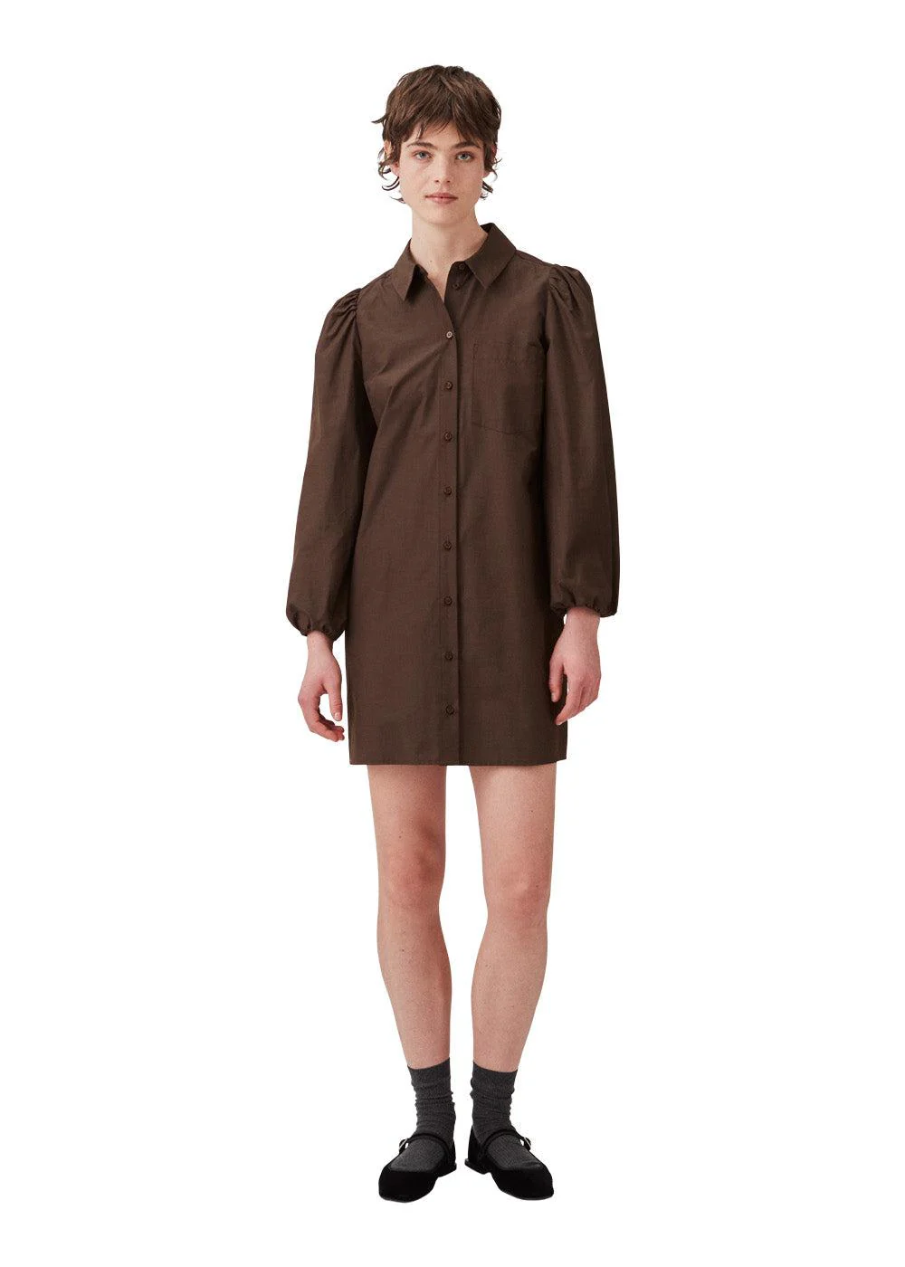 FernandoMD dress - Dark Coffee - Image 3