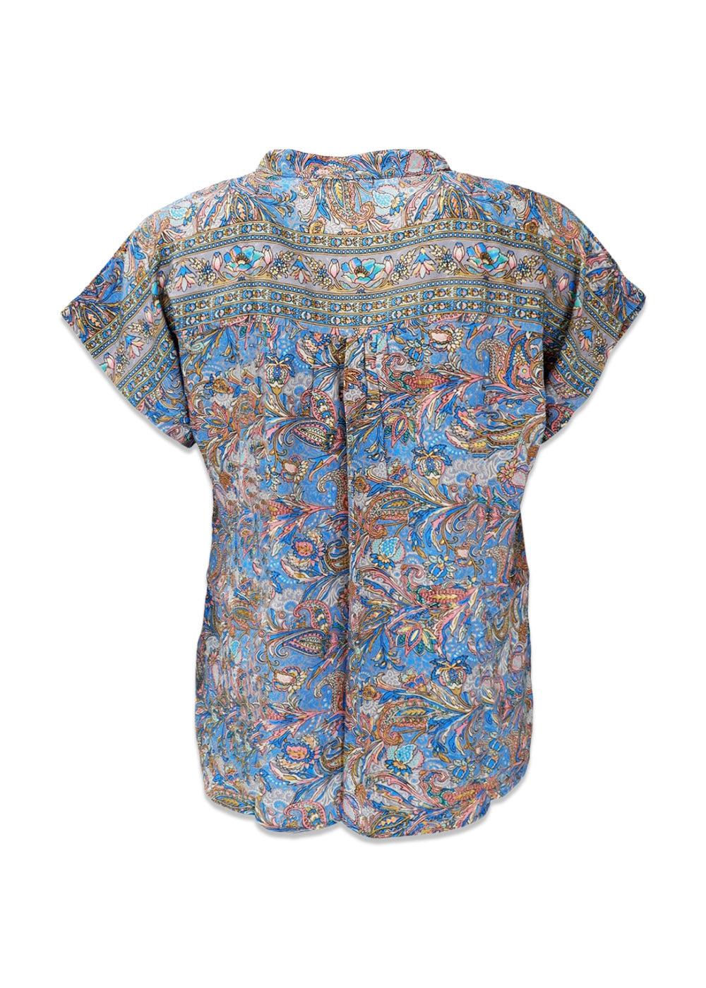 BCLUNA Andrea s/s top - Aqua Tropic - Image 2