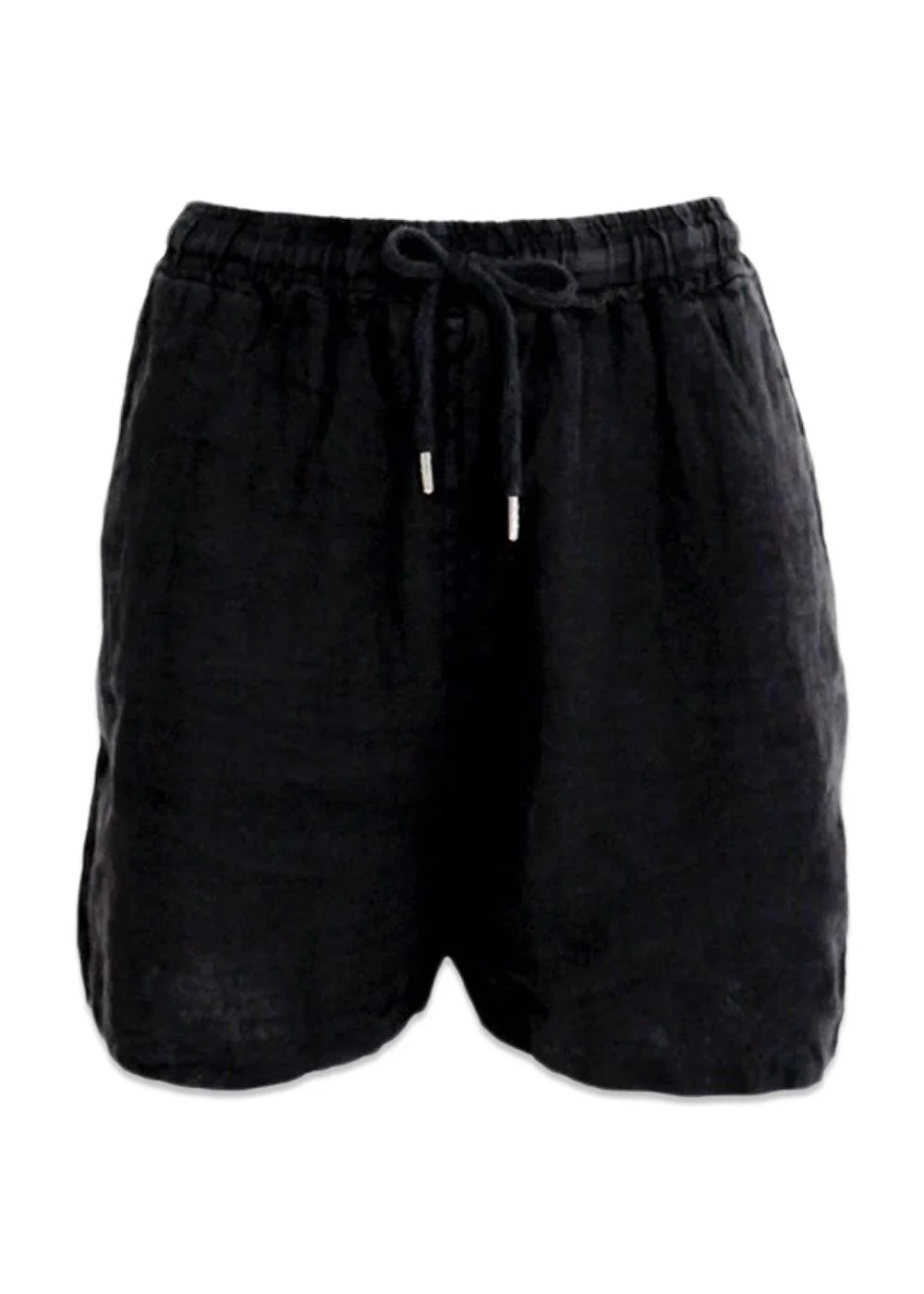 BCMELINA linen shorts - Black