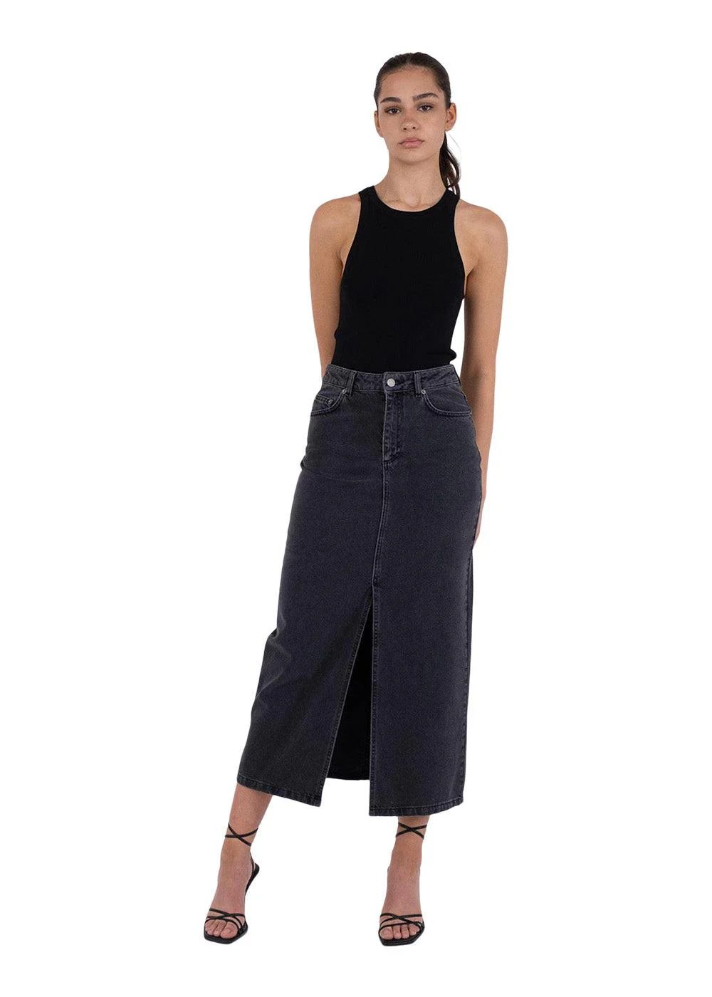 Frankie D Skirt - Black - Image 4
