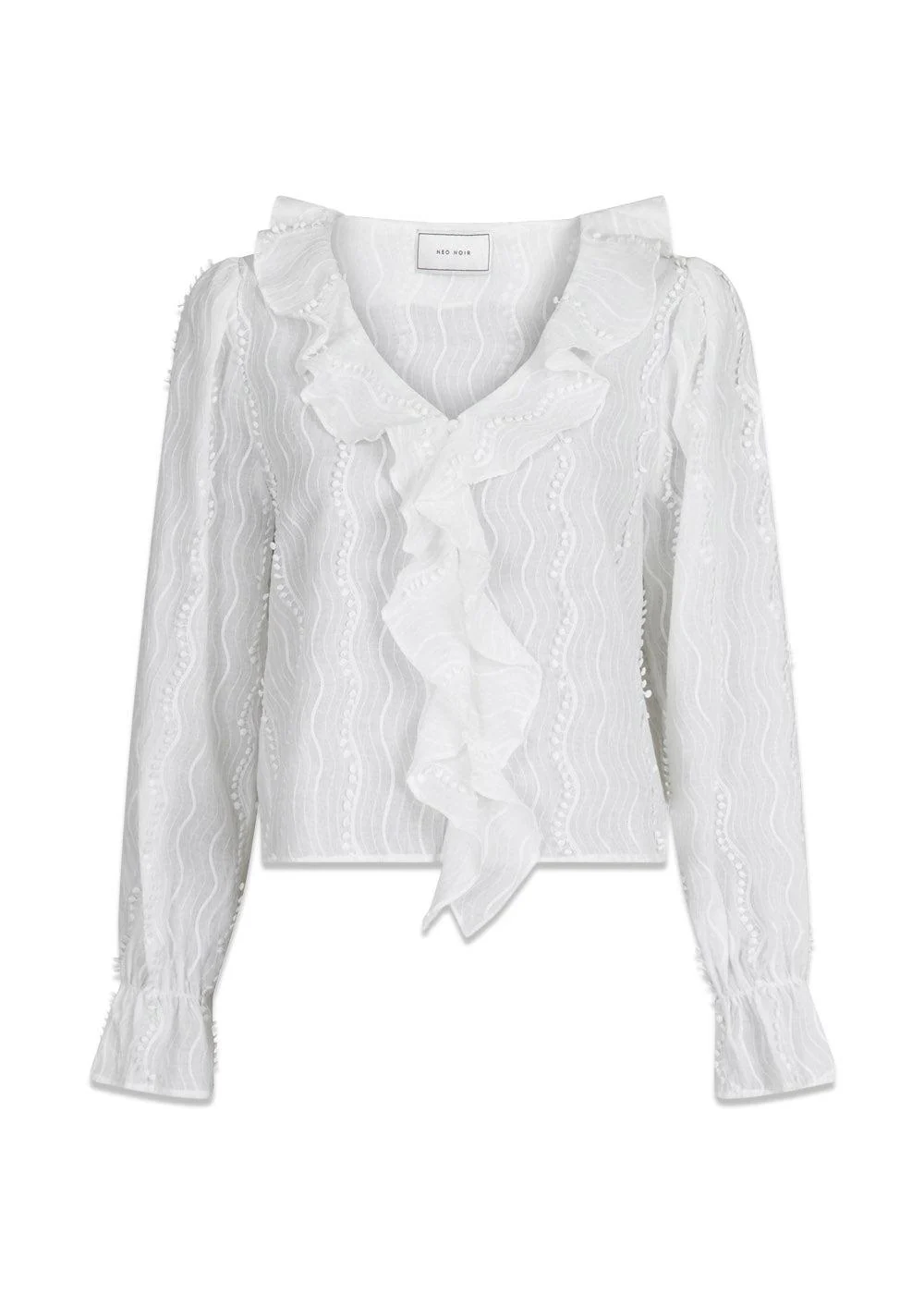 Nanci Wave Blouse - Off White