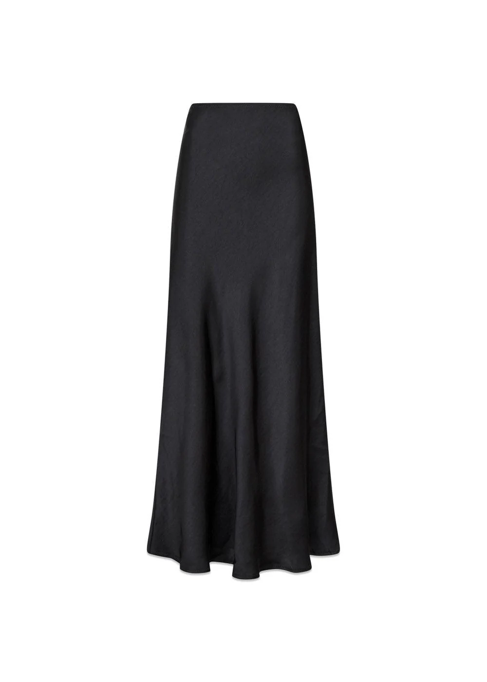 Vicky Heavy Sateen Skirt - Black