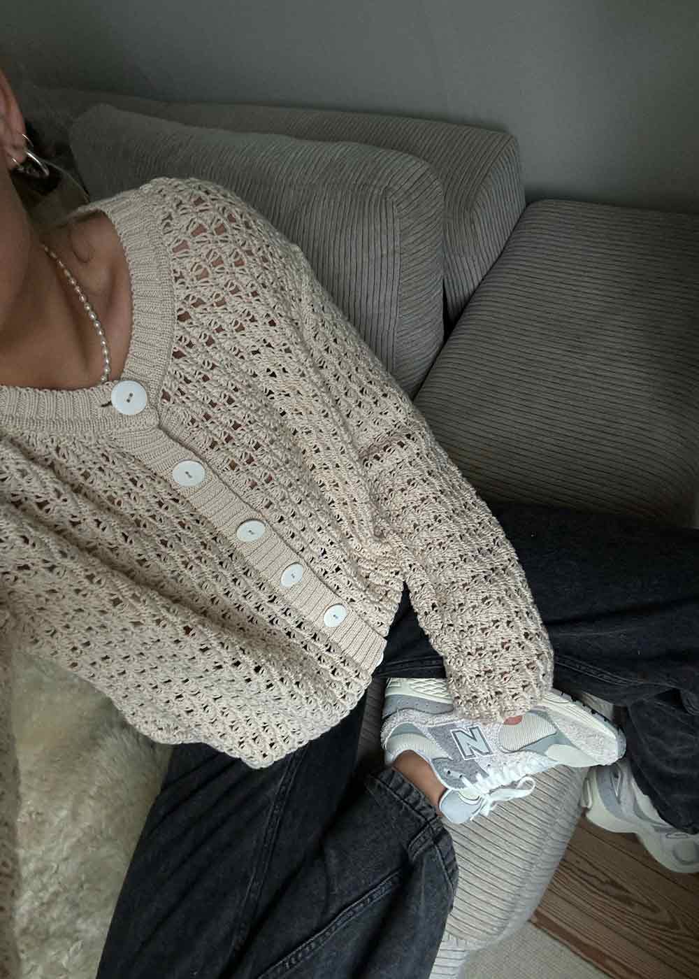 HobbsMD solid cardigan - Summer Sand - Image 2