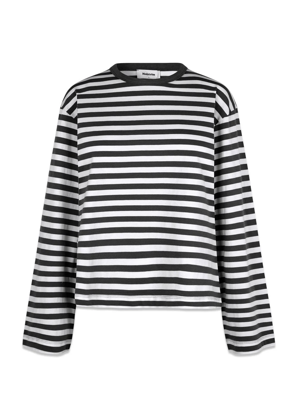 HellenMD LS stripe t-shirt - Black White Stripe