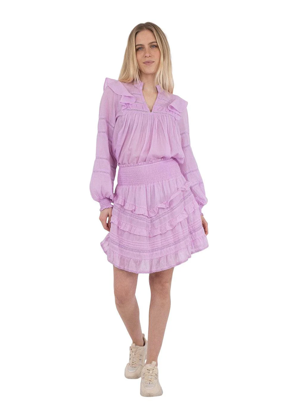 Donna S Voile Skirt - Rose - Image 3