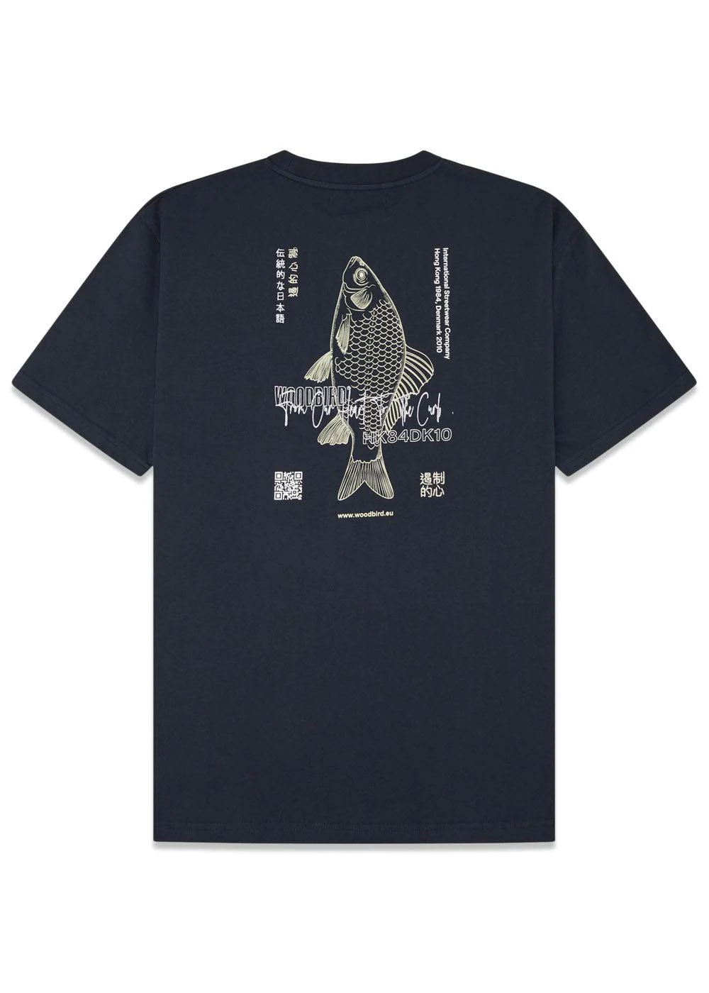 Baine Fish Tee - Navy - Image 2