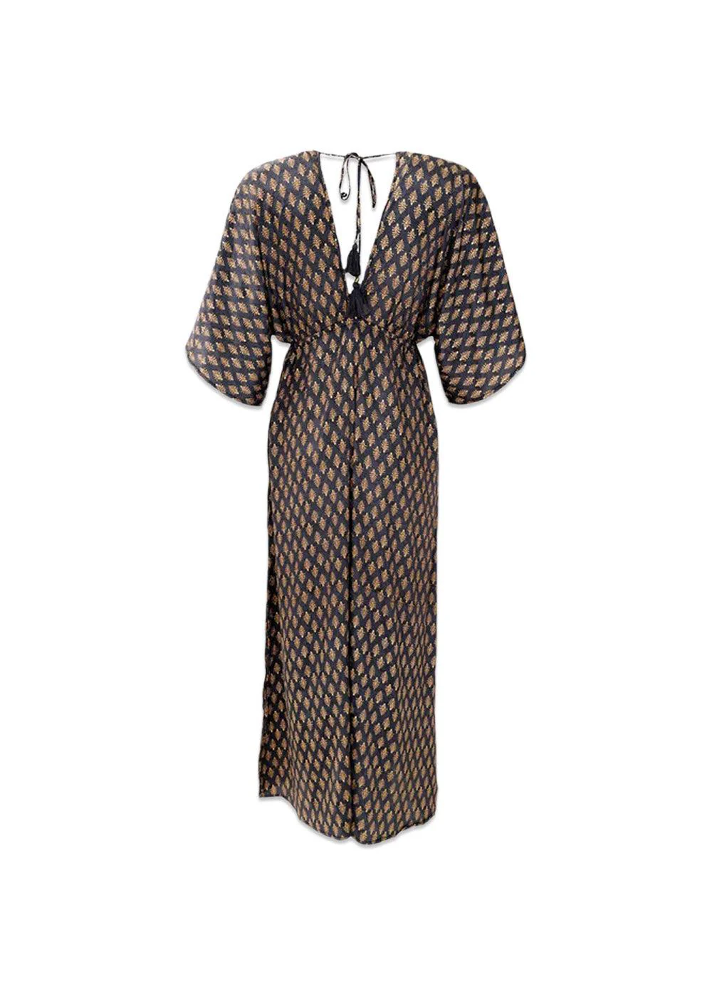 BCLUNA double v-neck dress - Savannah Grey - Image 2