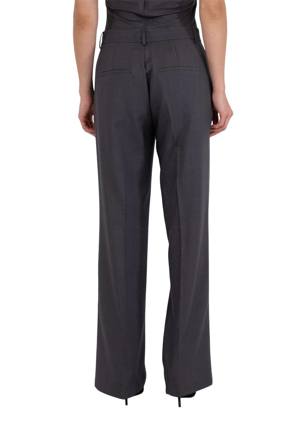 Alice Melange Pants - Dark Grey - Image 5
