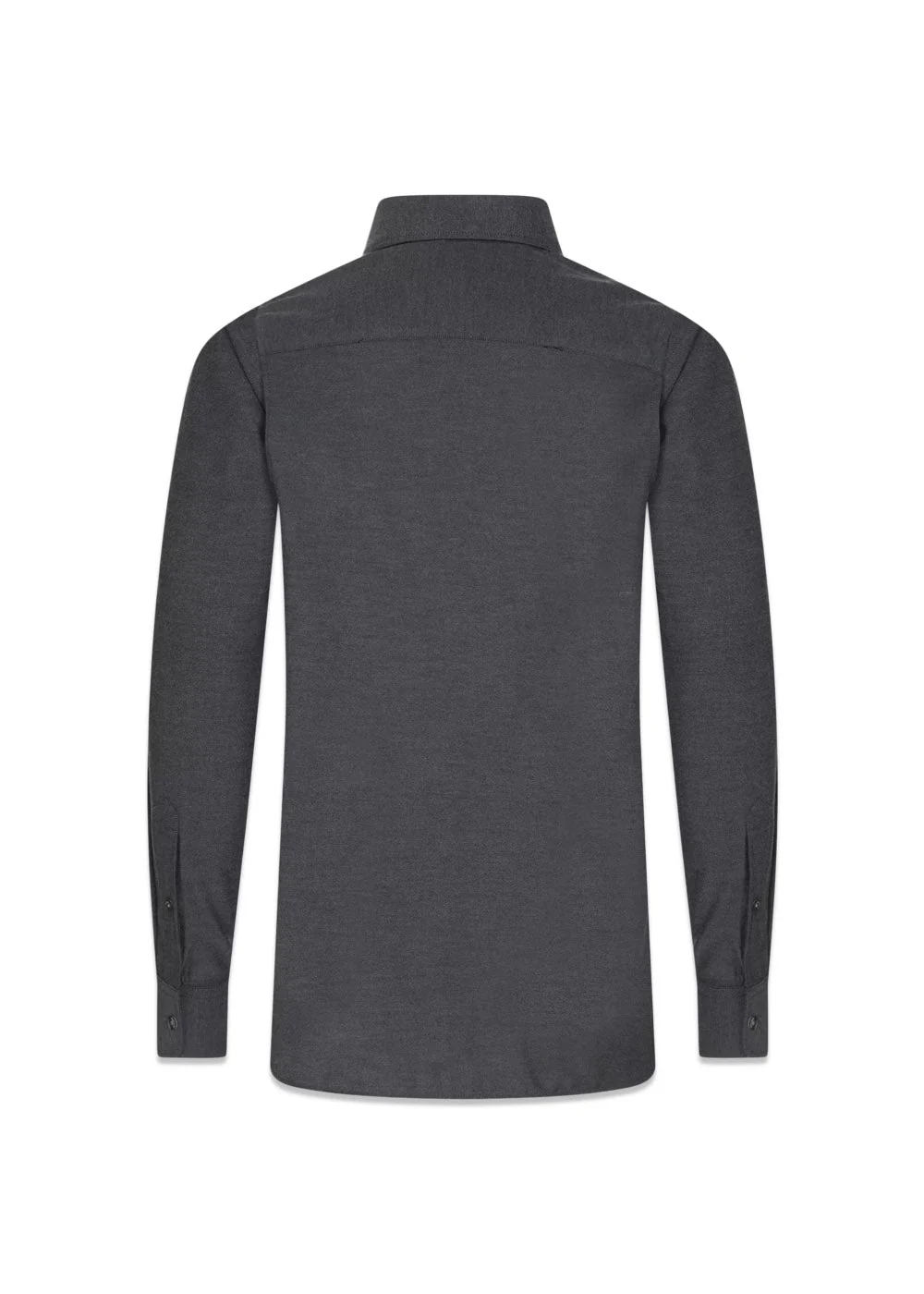 Slim Fit Short BD Brushed Flannel - Earth Grey - Image 2