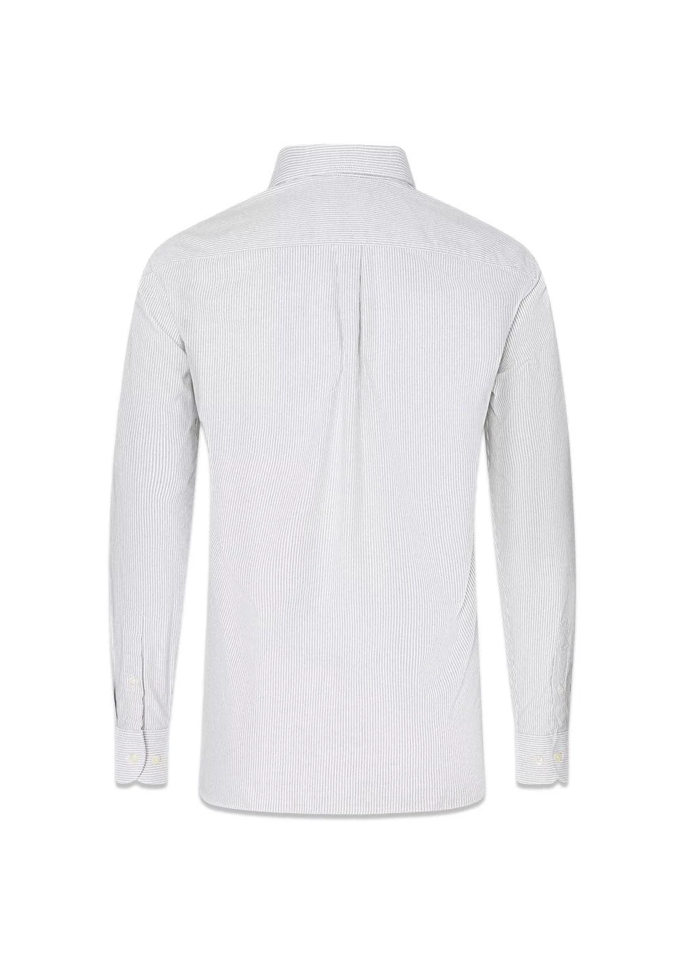 Reg Fit Button Down Casual Stripe Oxford - Pistachio Green - Image 2