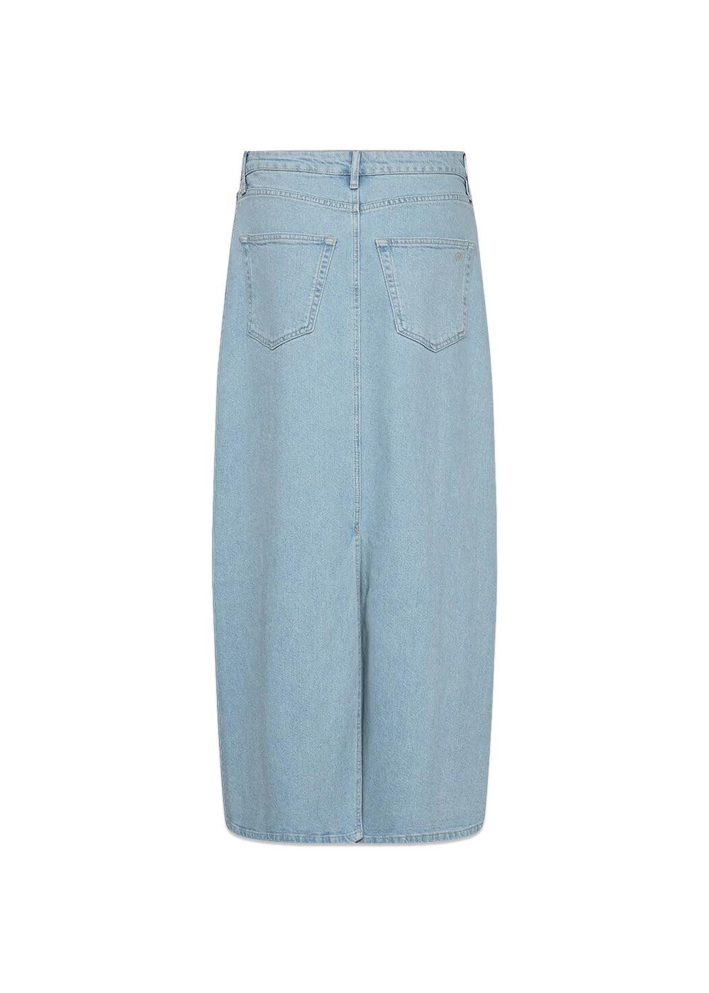 IVY-Zoe Maxi Skirt Wash Mallorca - Denim Blue - Image 3