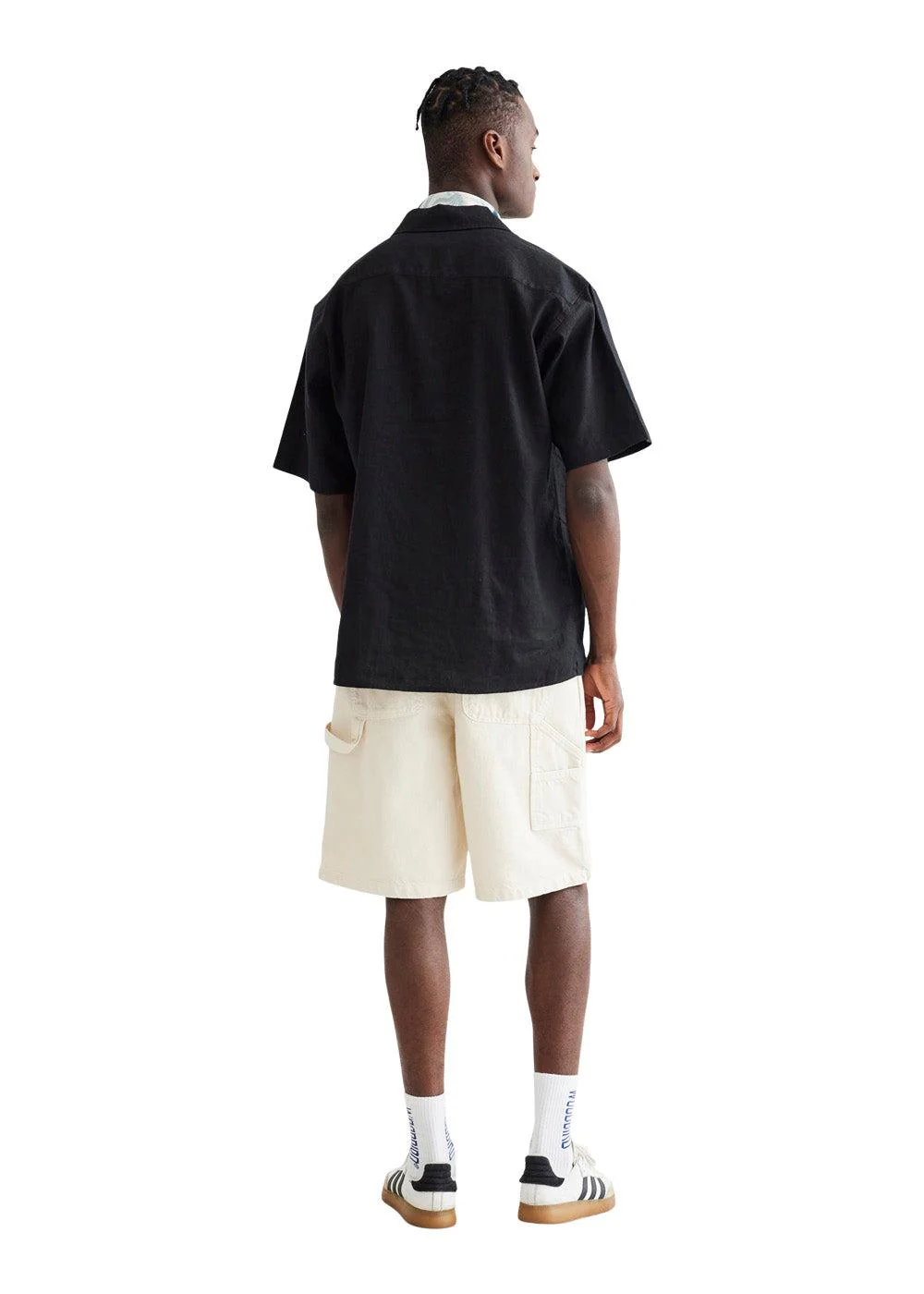 Banks Linen Shirt - Black - Image 3