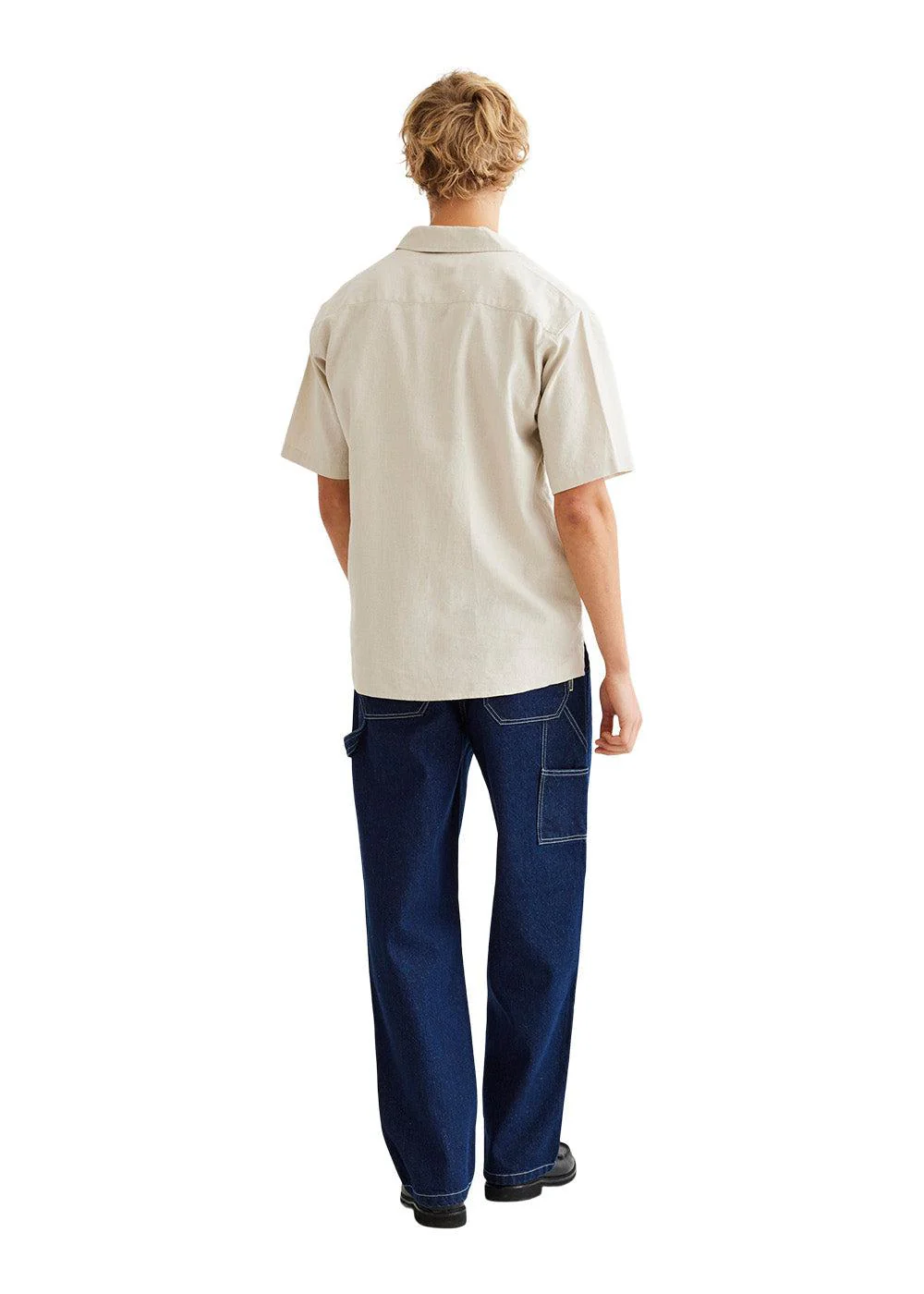Banks Linen Shirt - Sand - Image 3