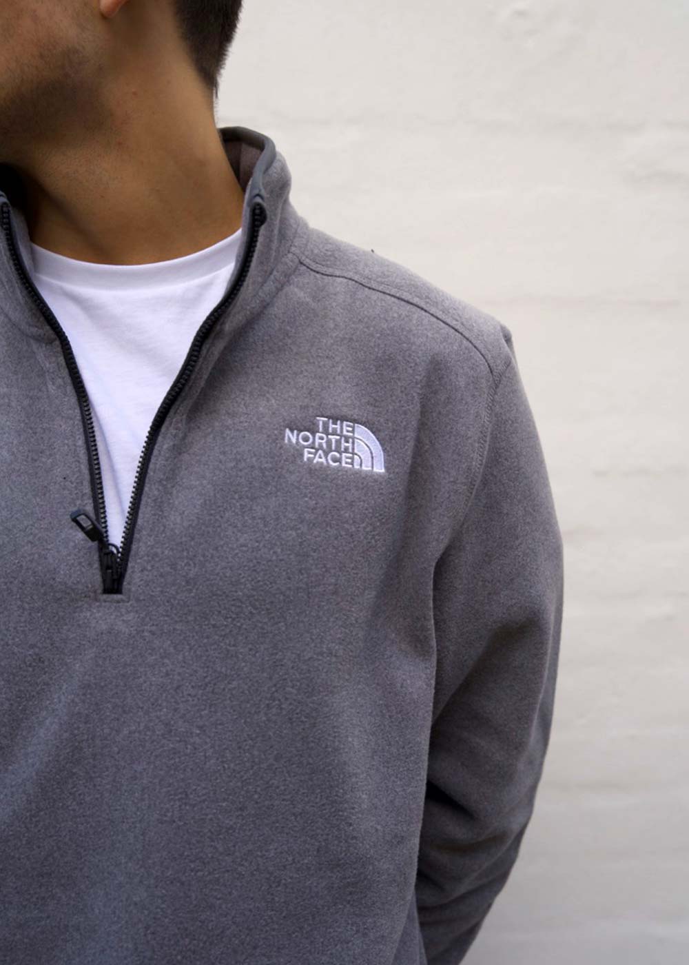 100 GLAC 1/4 ZIP TNDMEDIUMGRYHT - Tnfmediumgryht - Image 2