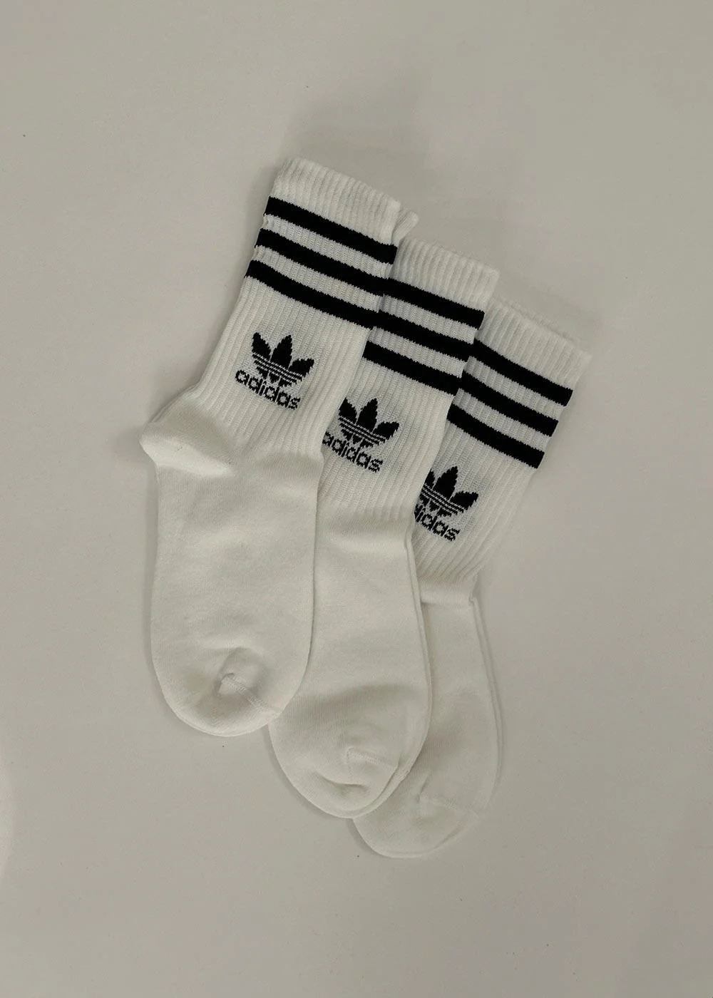CREW SOCK  3STR - White - Image 3