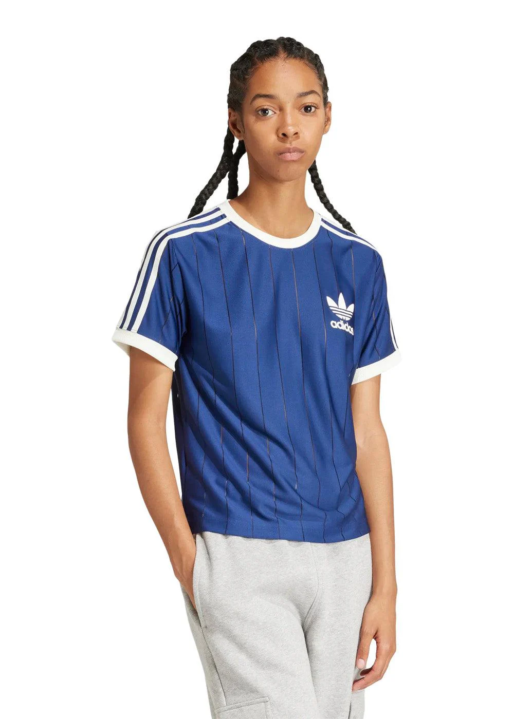 3 STRIPE TEE - Dark Blue - Image 2