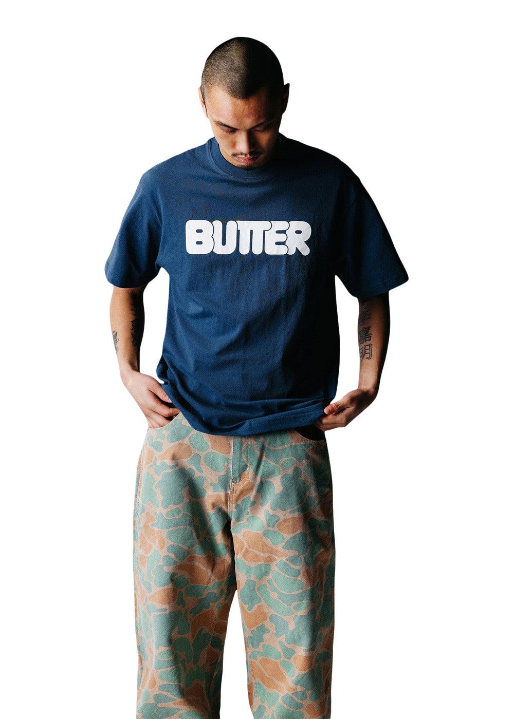 Rounded logo tee - Denim - Image 2