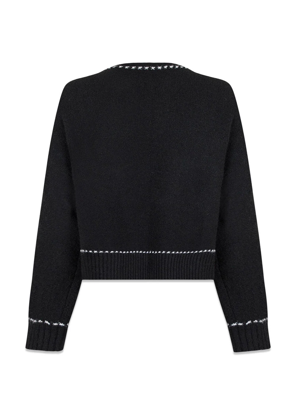 Detri Knit Blouse - Black - Image 2