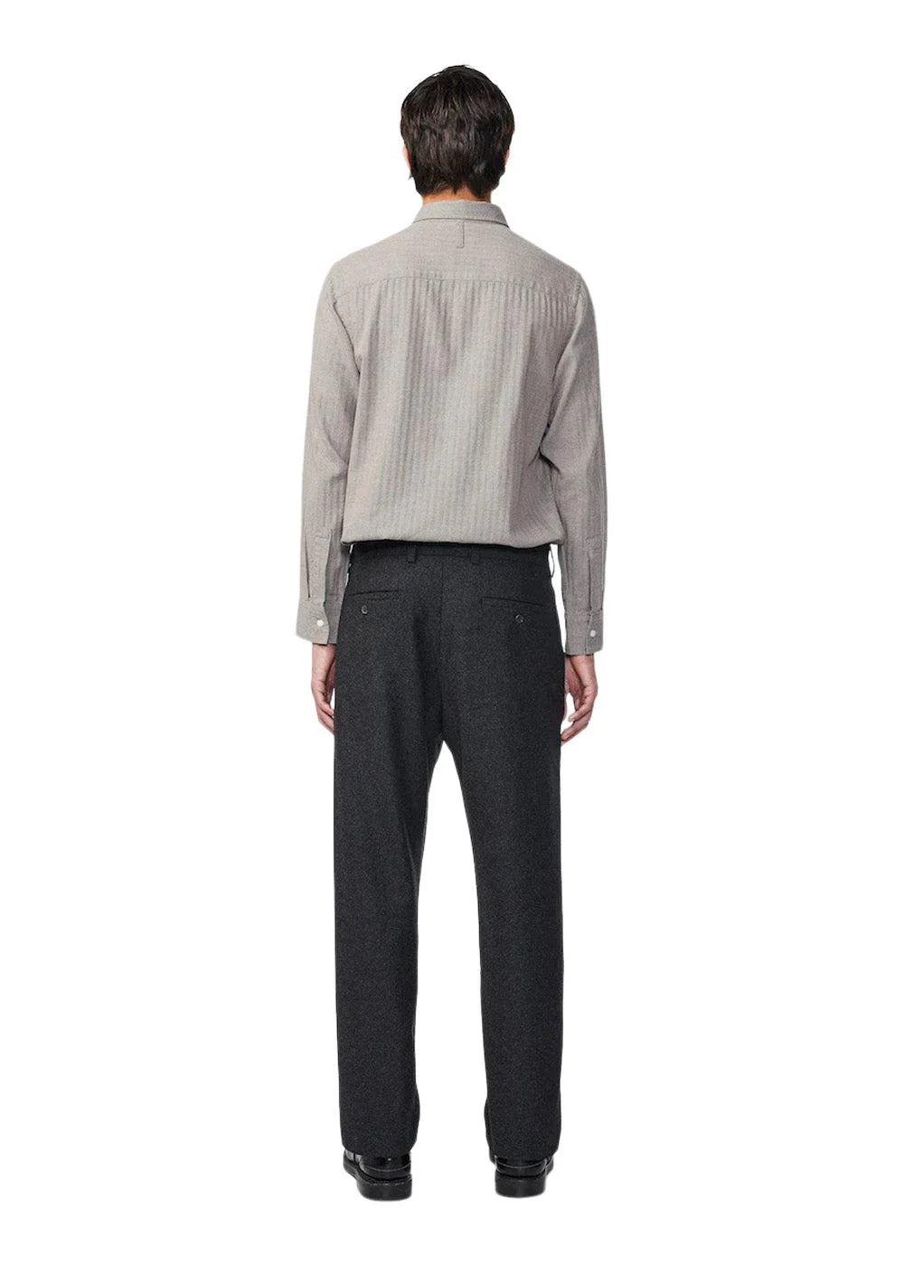Cohen Shirt 5726 - Khaki Melange - Image 3