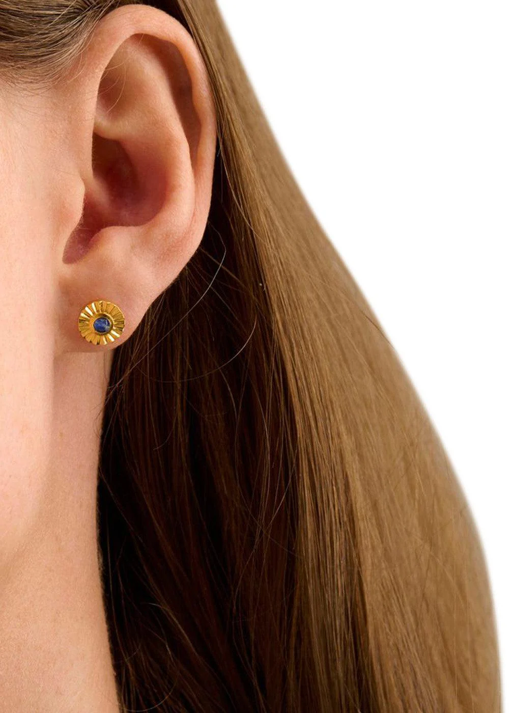 Autumn Sky Earsticks size 8 mm - Goldplated - Image 2