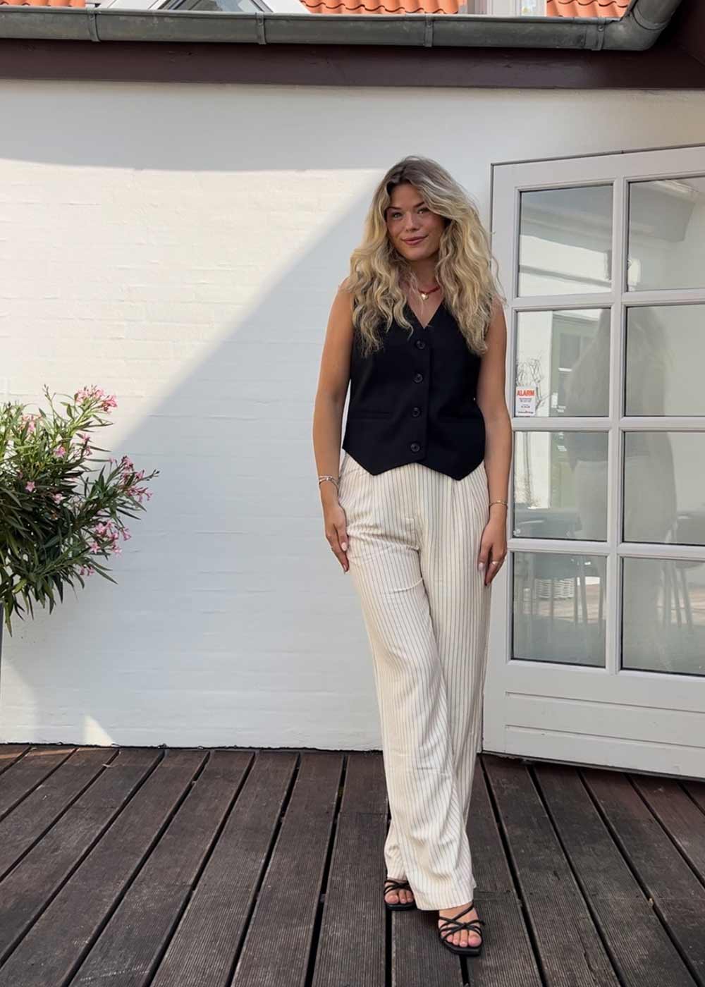 IsabelMD pants - Summer Sand Pinstripe - Image 3