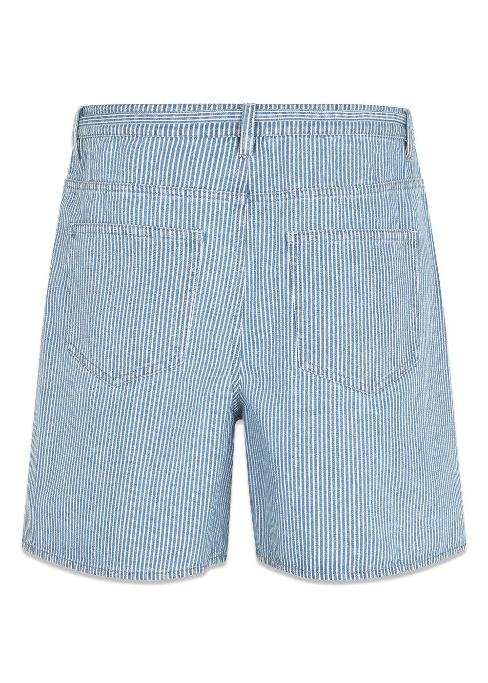 IsoldeMD shorts - Soft Blue Stripe - Image 4