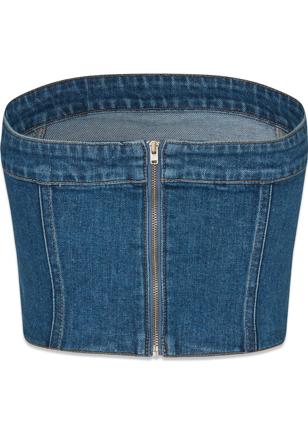 IvannaMD top - Distressed Blue - Image 4