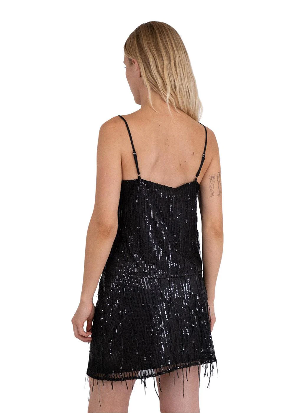 Reganna Sequins Top - Black - Image 5