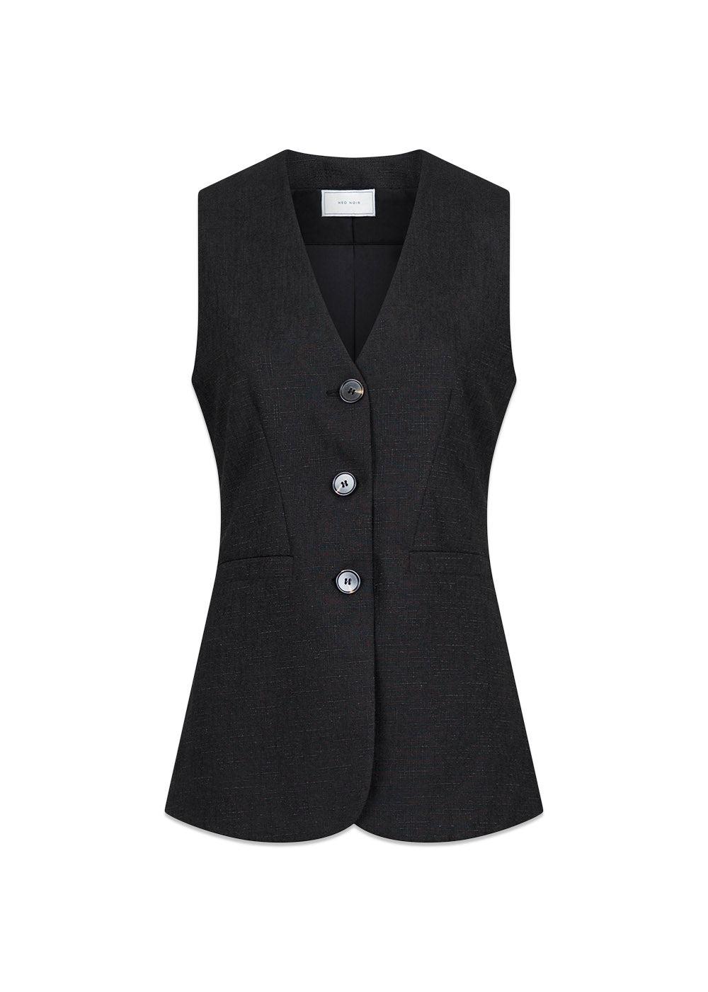 Shaima Waistcoat - Black