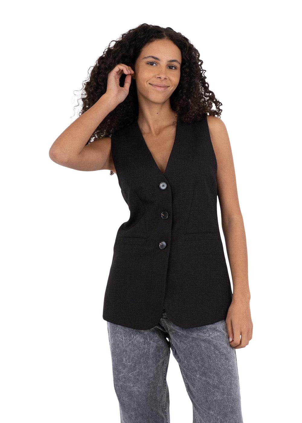 Shaima Waistcoat - Black - Image 3