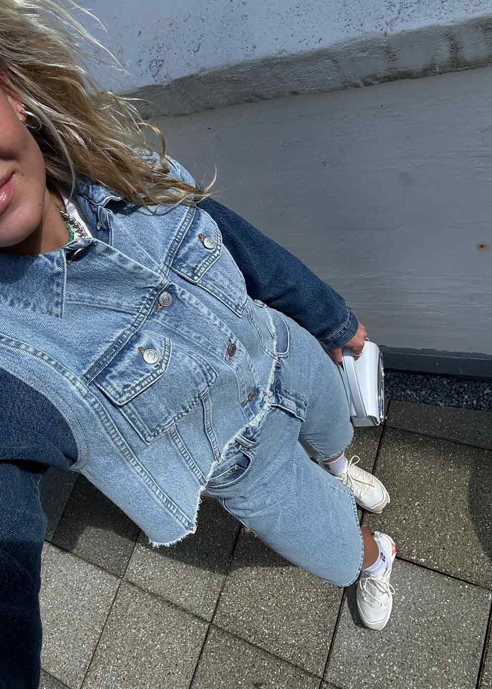 City Denim Shorts 0105 - Light Blue - Image 3