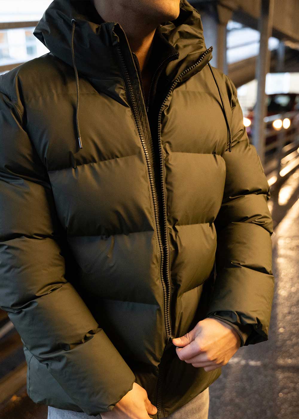Alta Puffer Jacket W3T3 - Green - Image 3