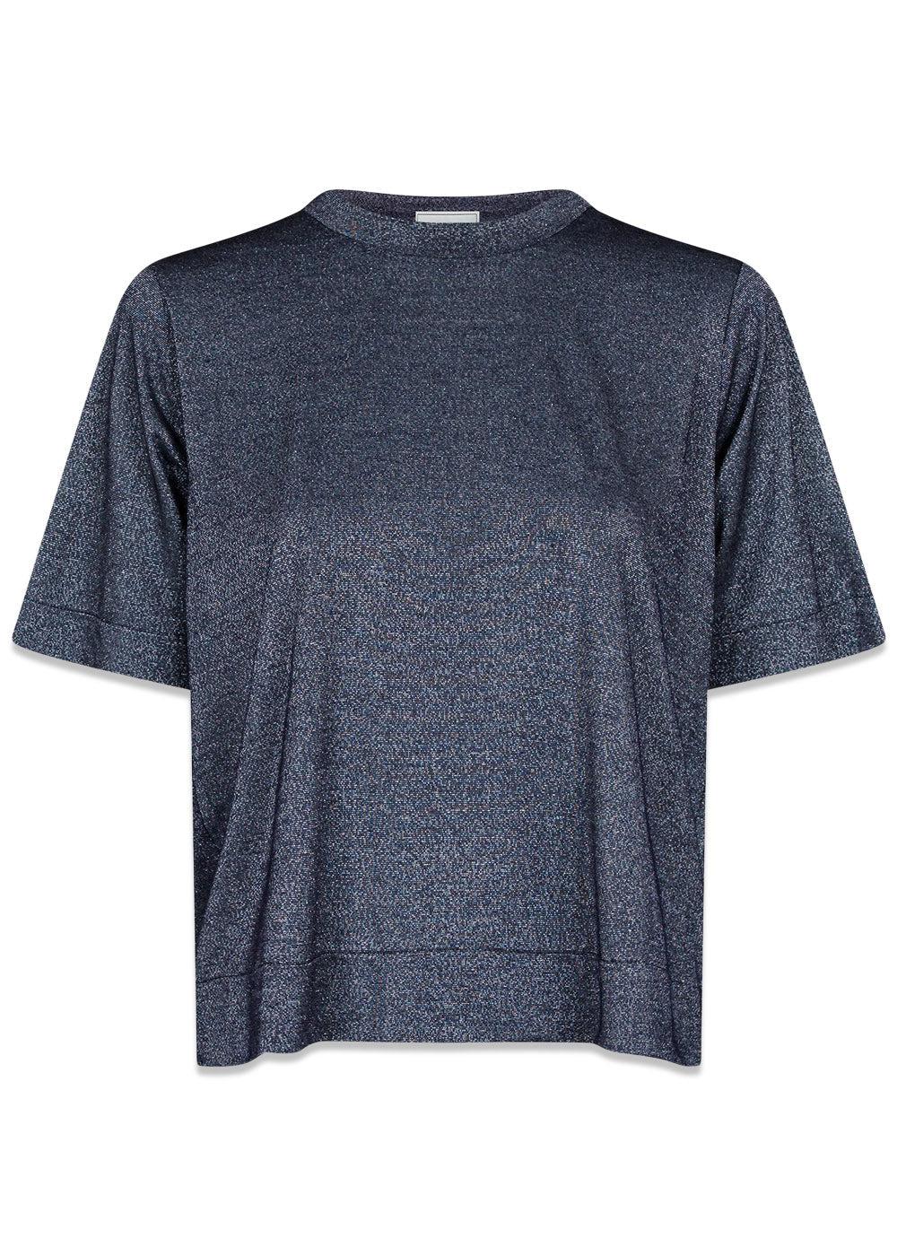 Zettner Glitter Tee - Navy