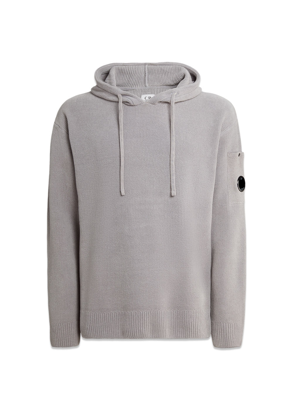 KNITWEAR - HOODED - Drizzle Grey