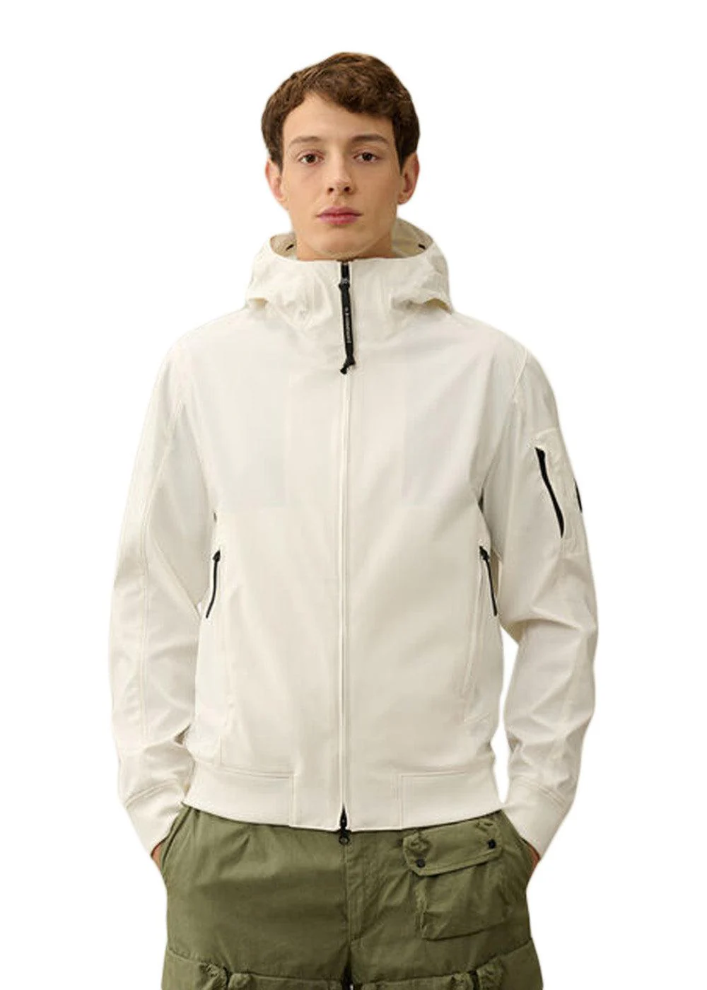 OUTERWEAR - SHORT JACKET - Gauze White - Image 2