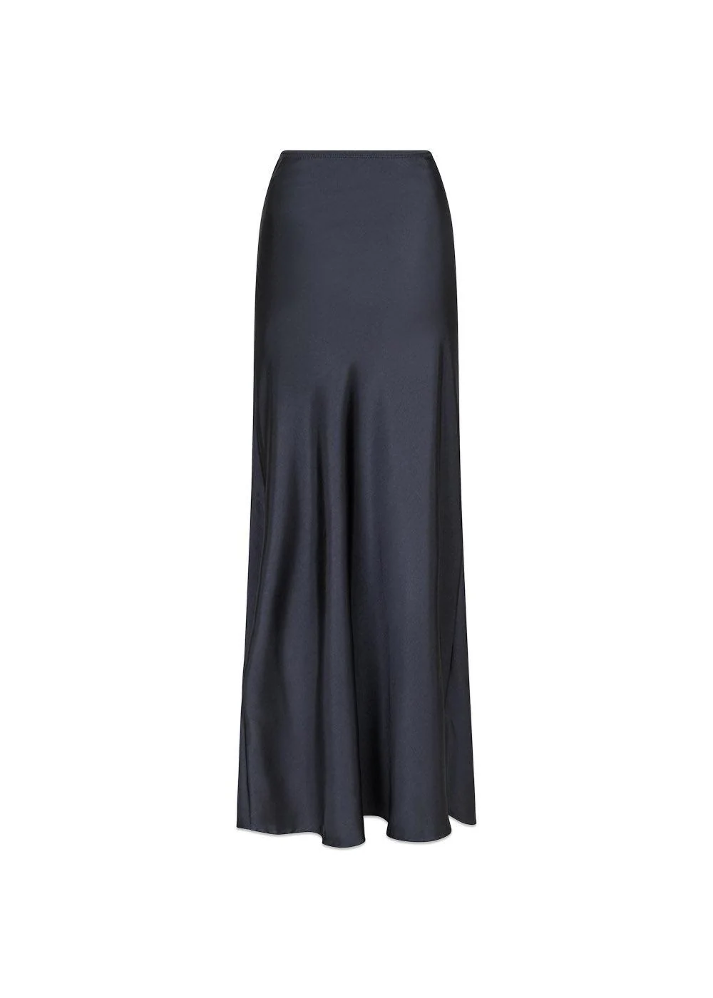 Vicky Heavy Sateen Skirt - Steel Grey - Image 2