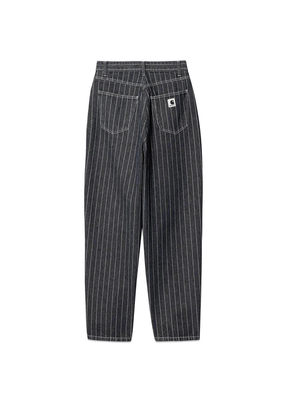 W Orlean Pant - Orlean Stripe, Black / White Stone Washed - Image 3