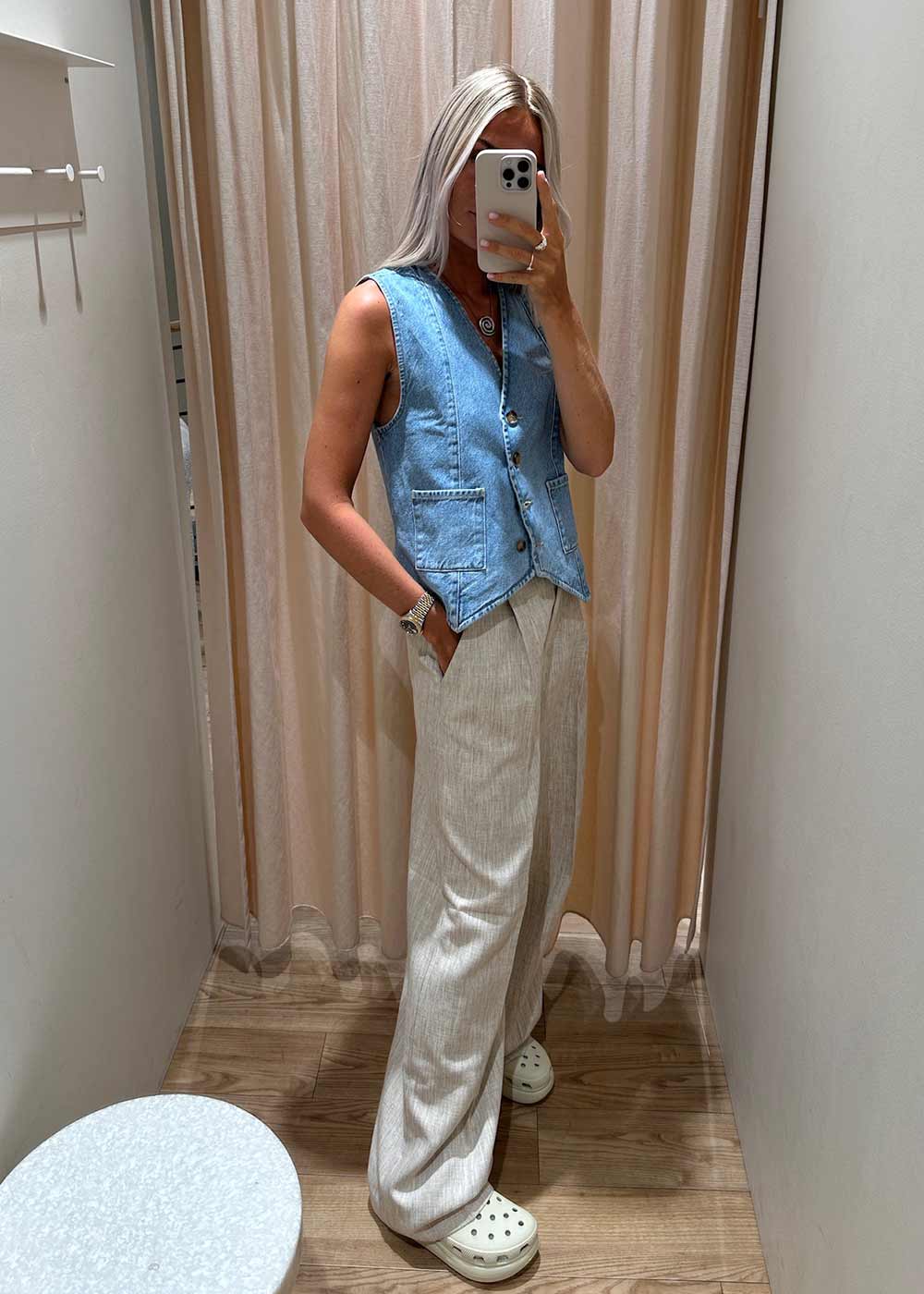 TylinMD vest - Light Blue Wash - Image 3