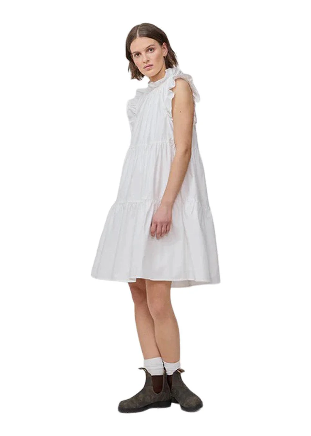IzakMD Dress - Soft White - Image 4