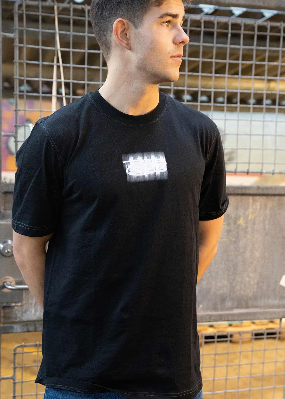 T-JUST-N4 T-SHIRT - Black Black Black - Image 2