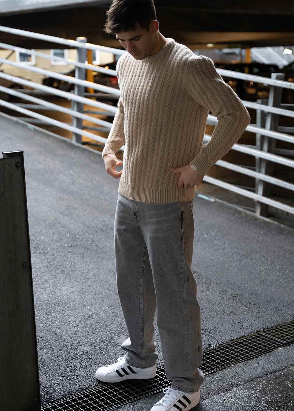 Leroy Ash Grey Jeans - Grey - Image 3