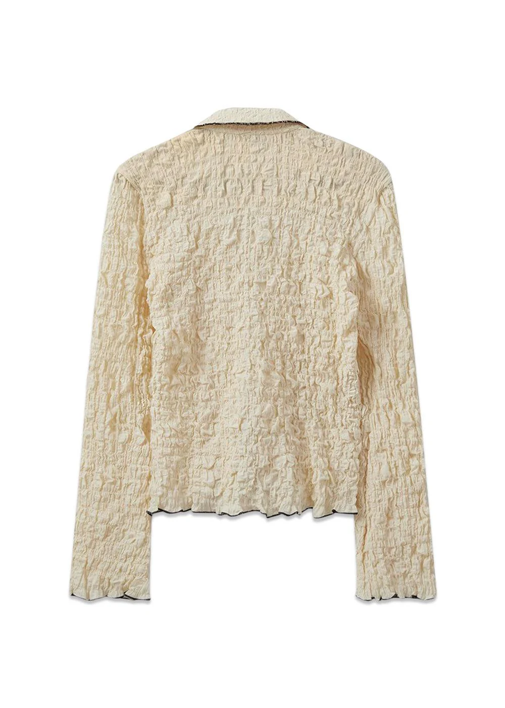 Valetta Shirt Blouse - Vanilla - Image 3