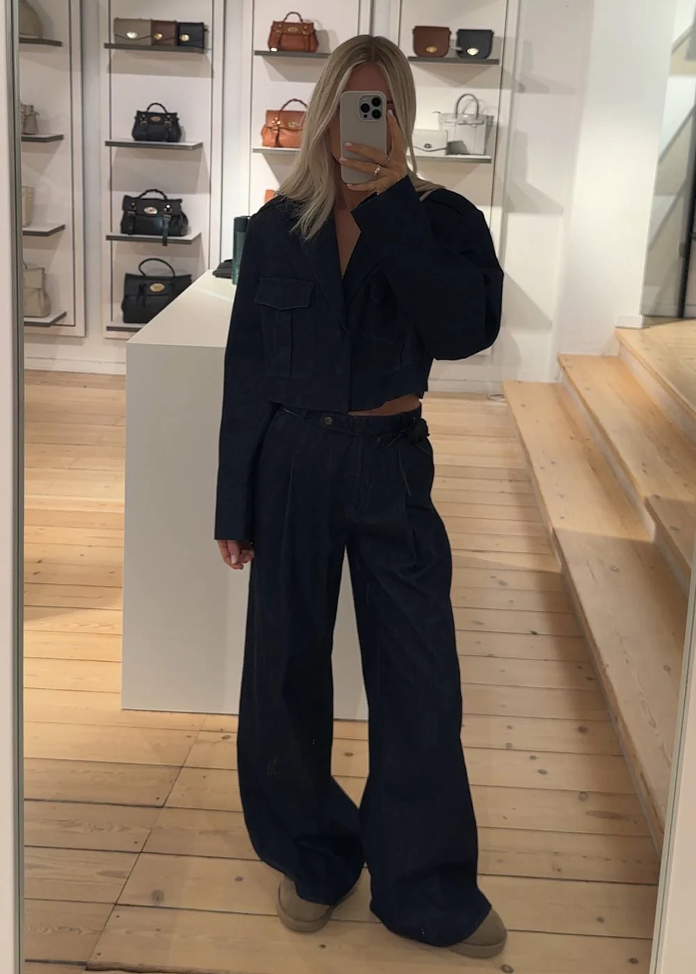 Eclipse Short Jacket - Dark Denim - Image 2