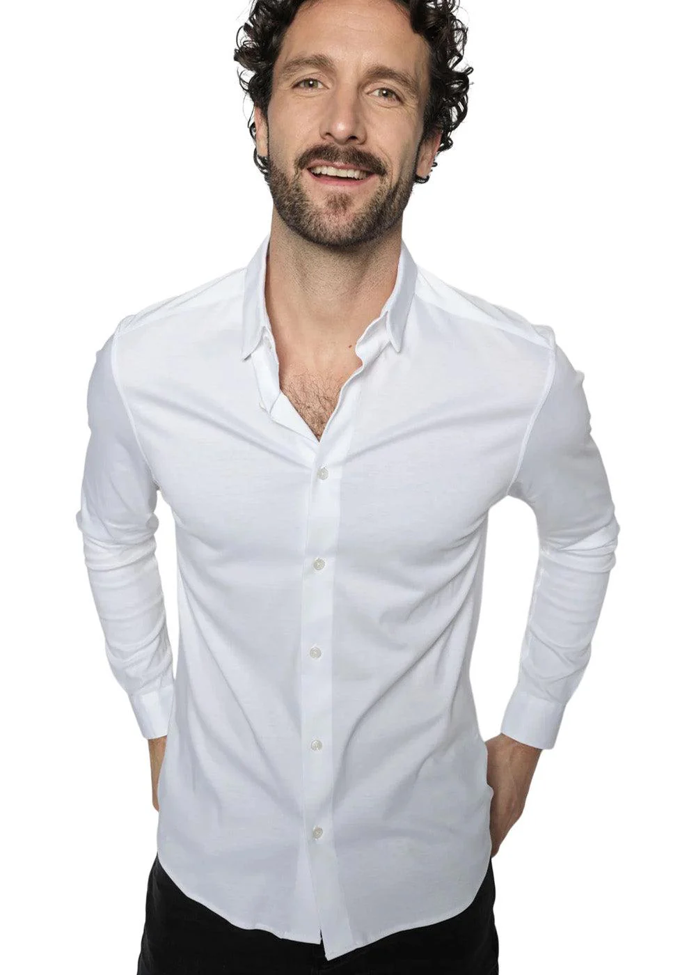 MMGMarco Crunch Jersey Shirt - White - Image 3