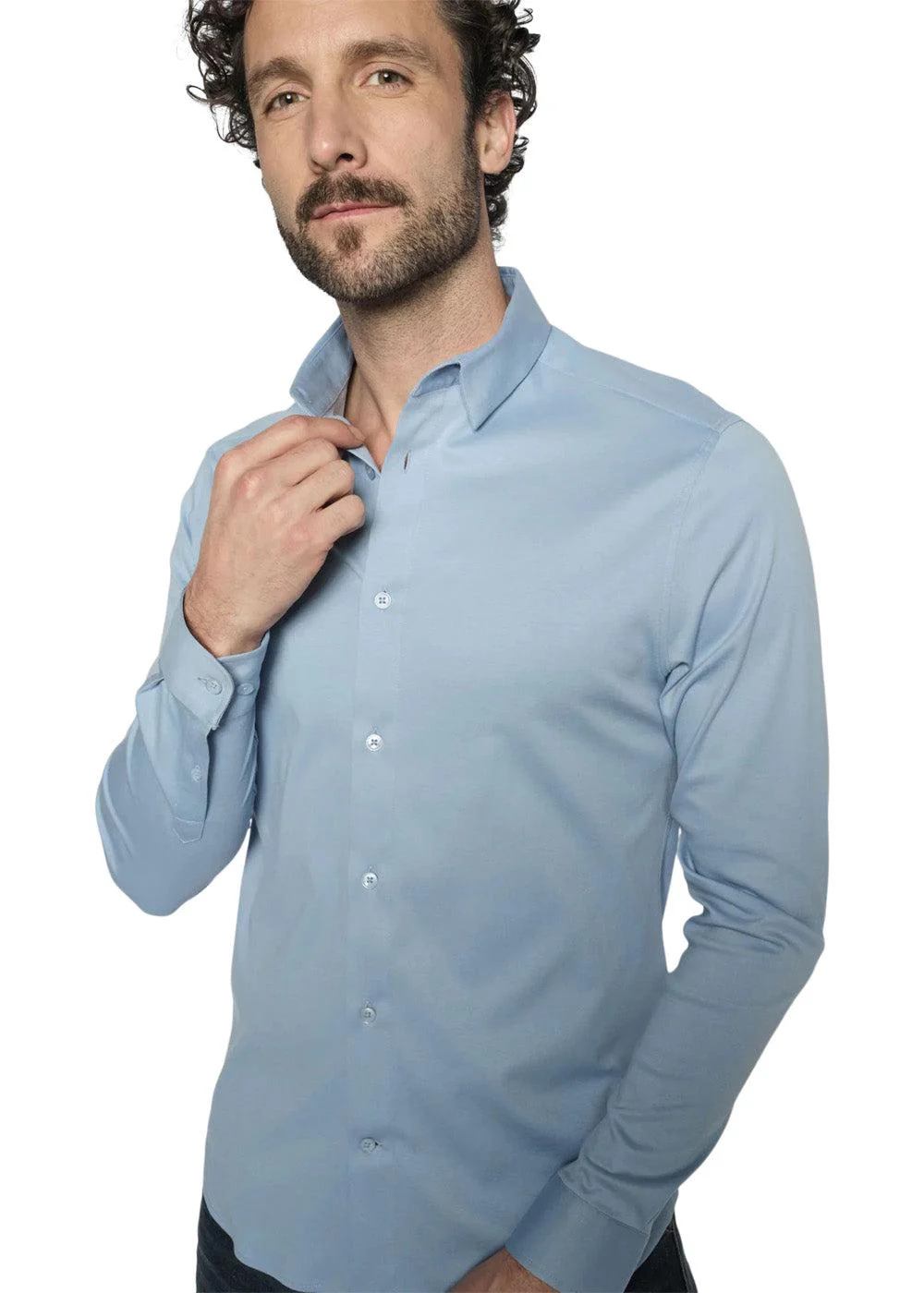 MMGMarco Crunch Jersey Shirt - Bel Air Blue - Image 3