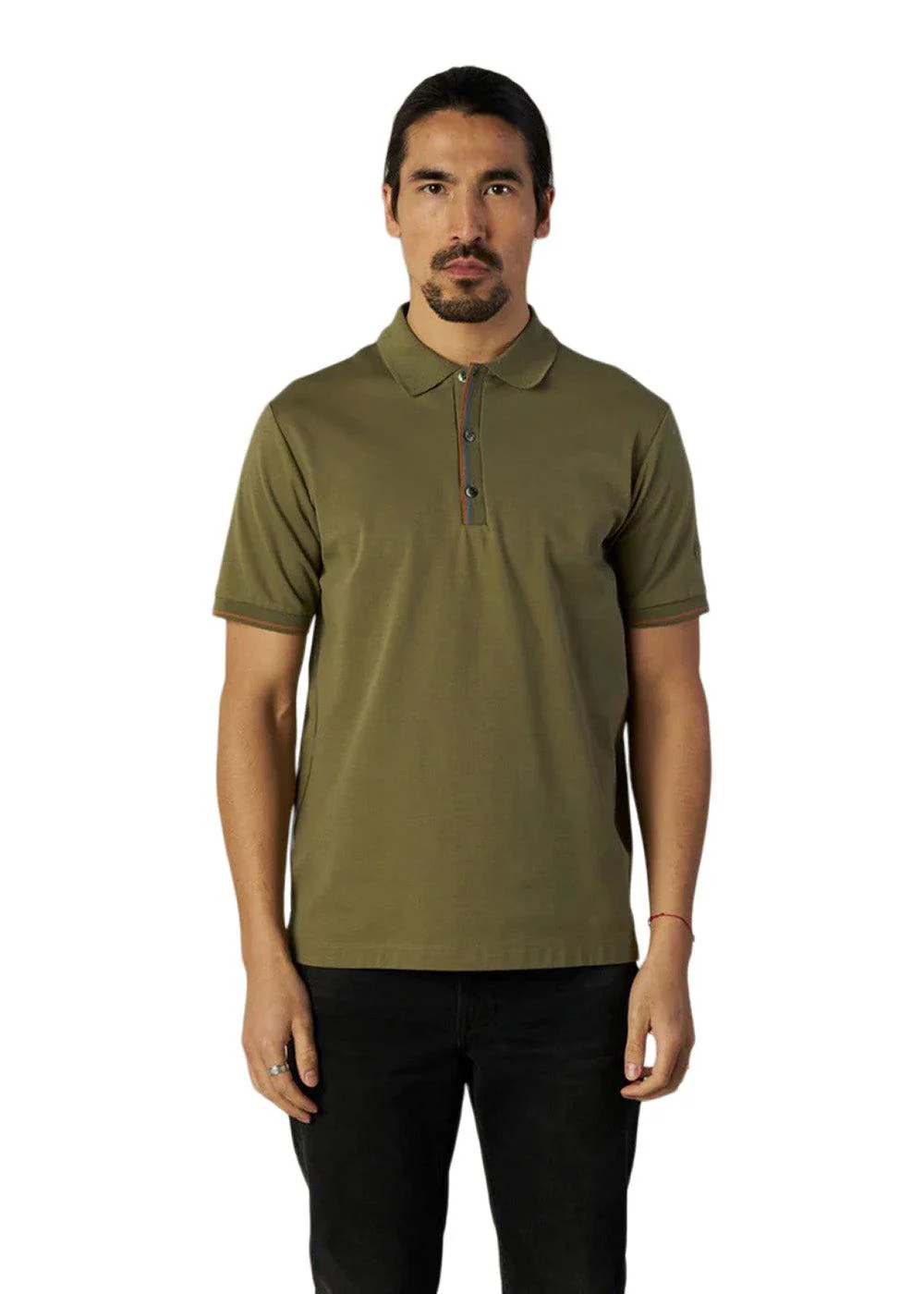 MMGHarvey Polo Ss Tee - Olive Tree - Image 3