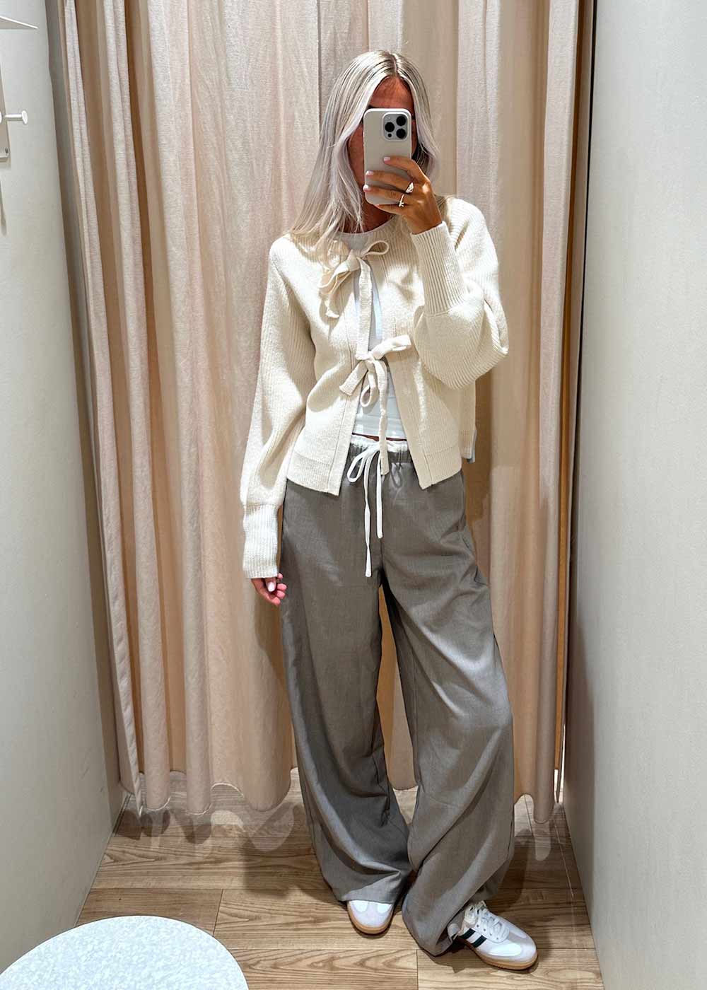 Muscado Knit Cardigan - Ivory - Image 2