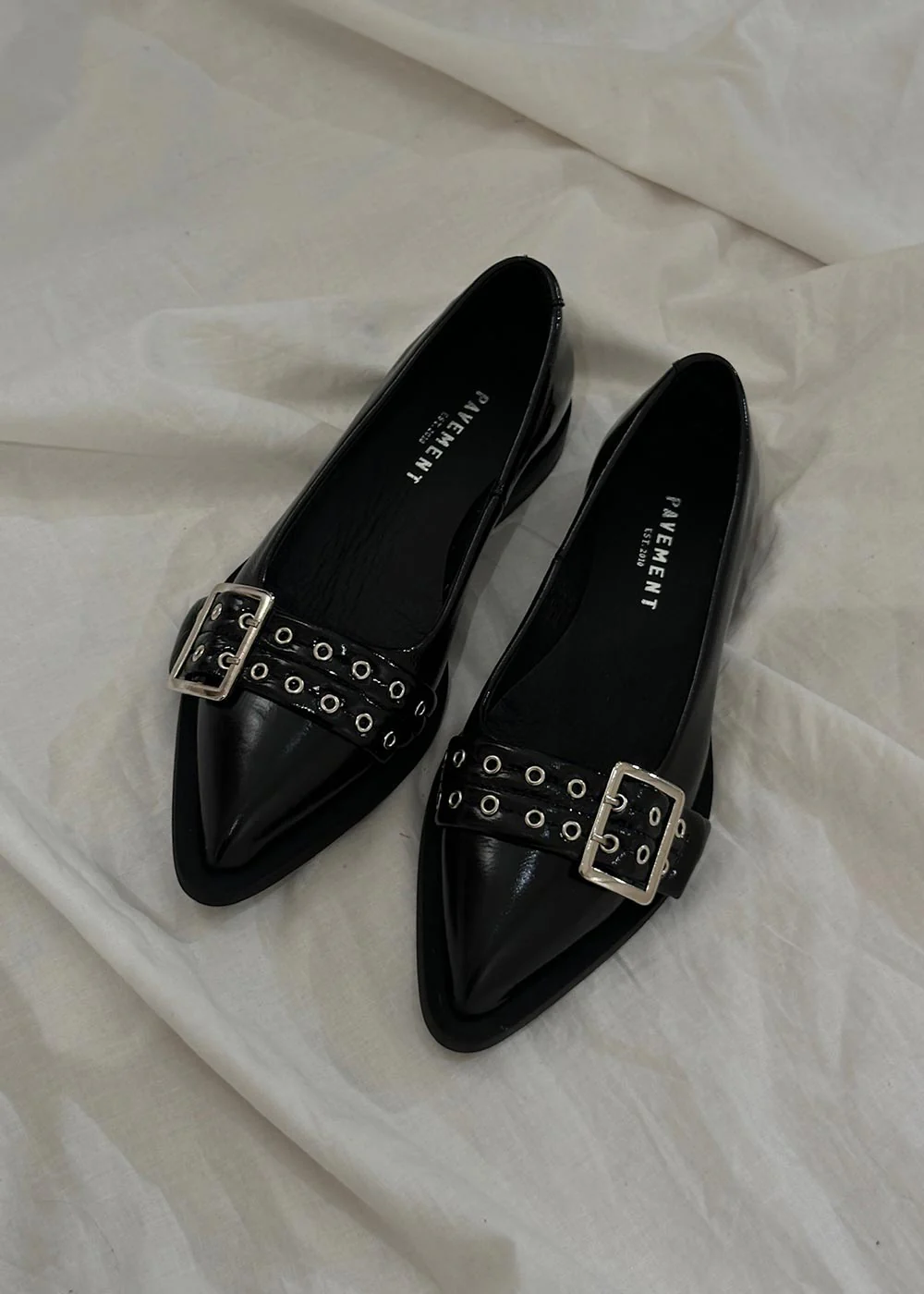 Saso Low - Black Patent - Image 3