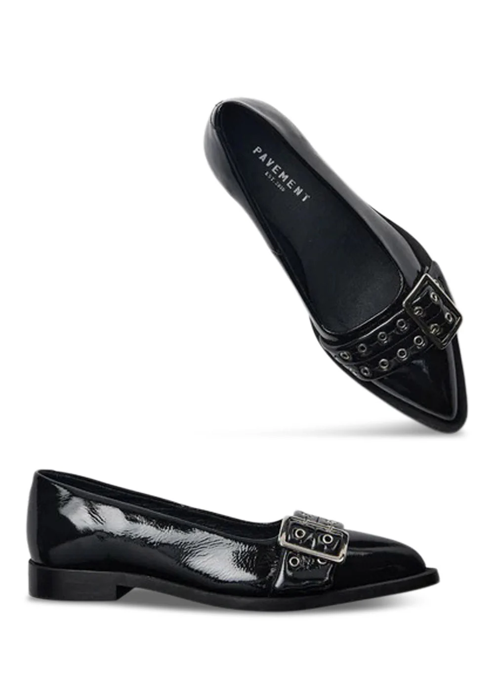 Saso Low - Black Patent - Image 4